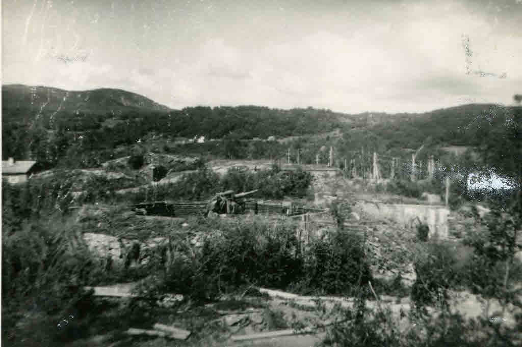German Artillery in Norway, 1945 