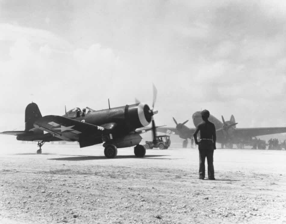 Goodyear FG-1 on Peleliu, September 1944 