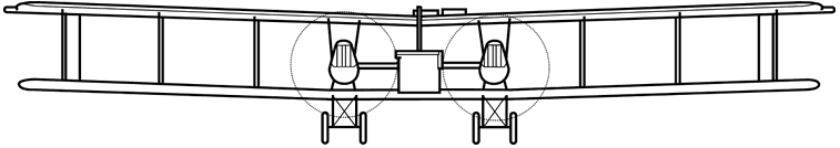 Gotha G.V - front plan
