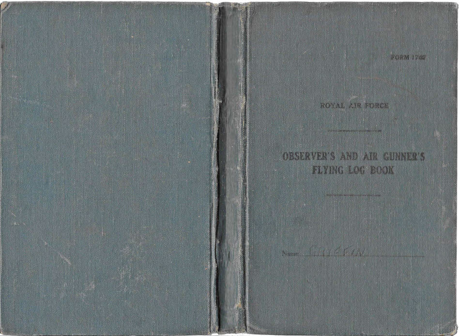 Log Book for E Griffin - Front and Back Cover 
