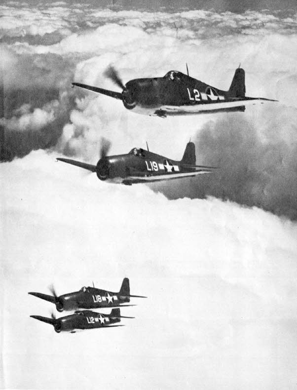 Formation of Grumman F6F Hellcats (2 of 2) 