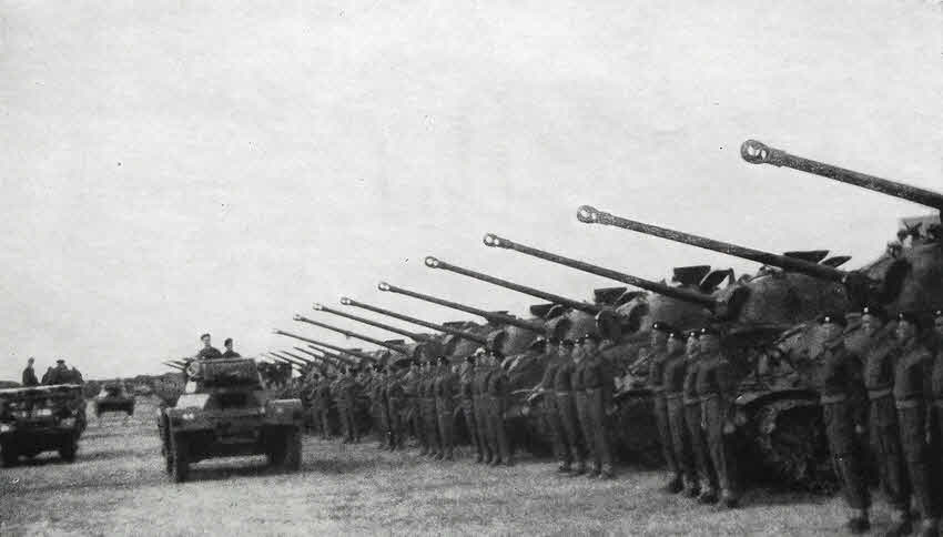 Guard's Armoured Division's final parade