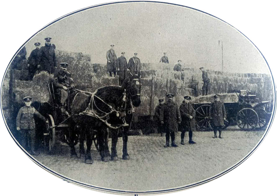 Guards unloading Hay, Cologne, 1919 