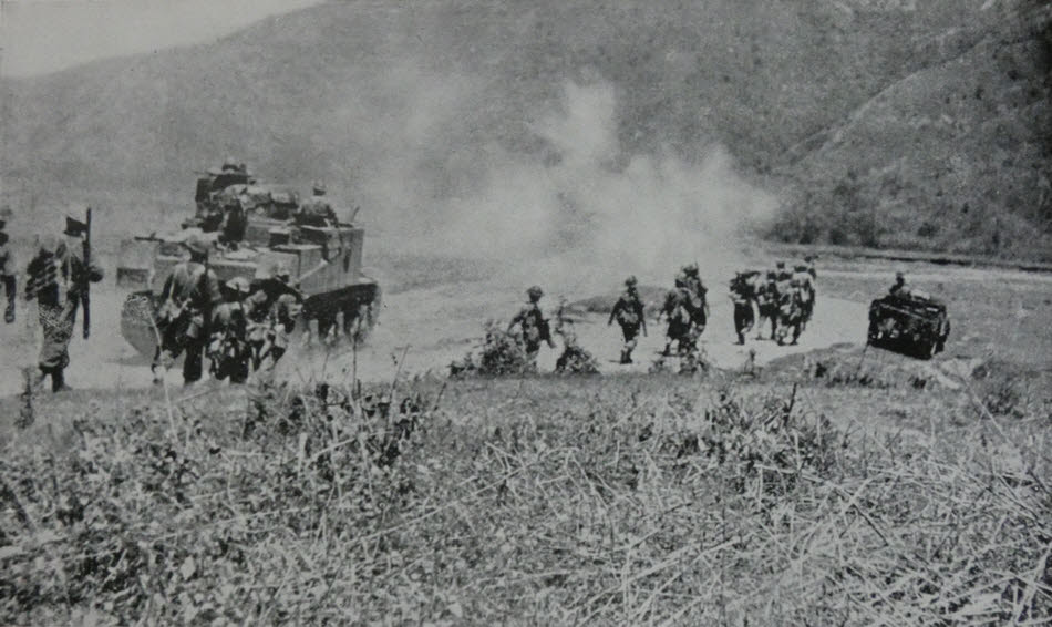 Gurkhas, West Yorkshires and M3 Grant/ Lee, Kohima/ Imphal area 