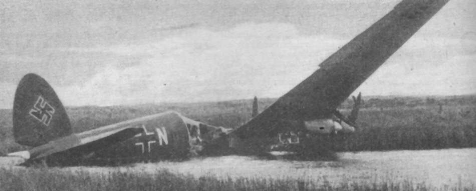 Heinkel He 111 crashed in Denmark 