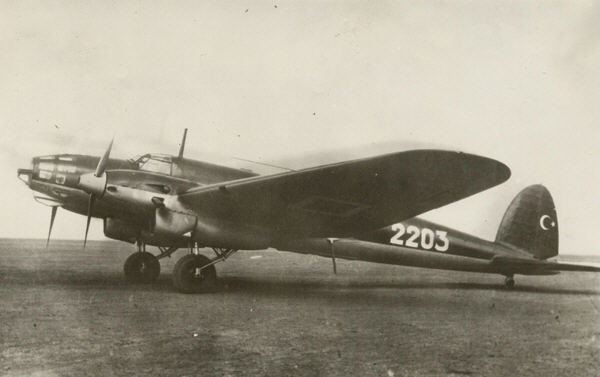 He 111F of the Turkish Air Force