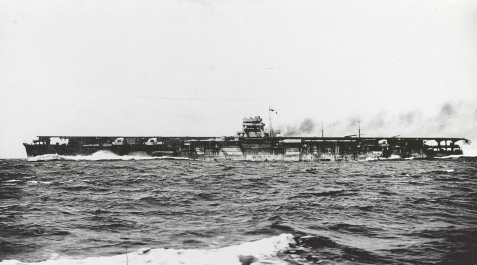 Hiryu on speed trials, 1939 