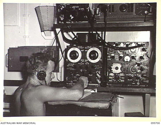 Radio on HMAS Vendetta 