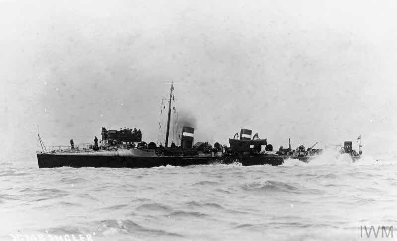 HMS Angler at Sea 