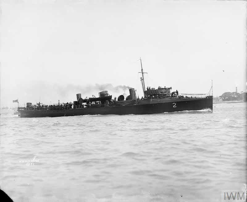 HMS Crane from the right 