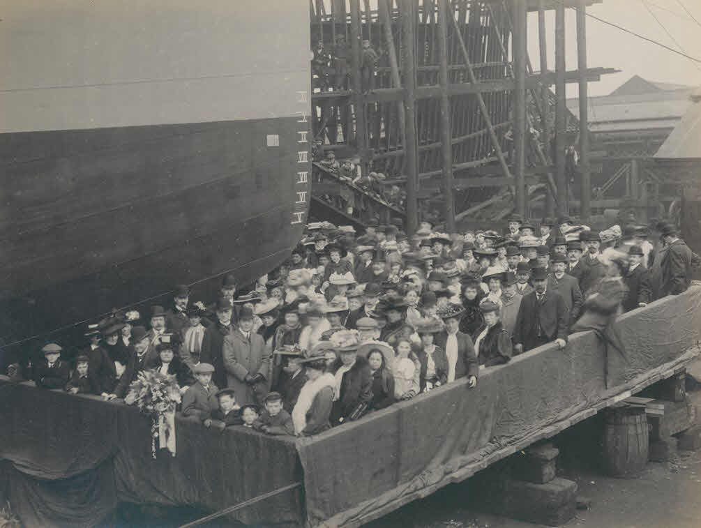 Launch of HMS Ghurka 