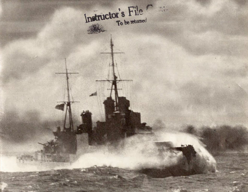 HMS Glasgow in heavy seas 