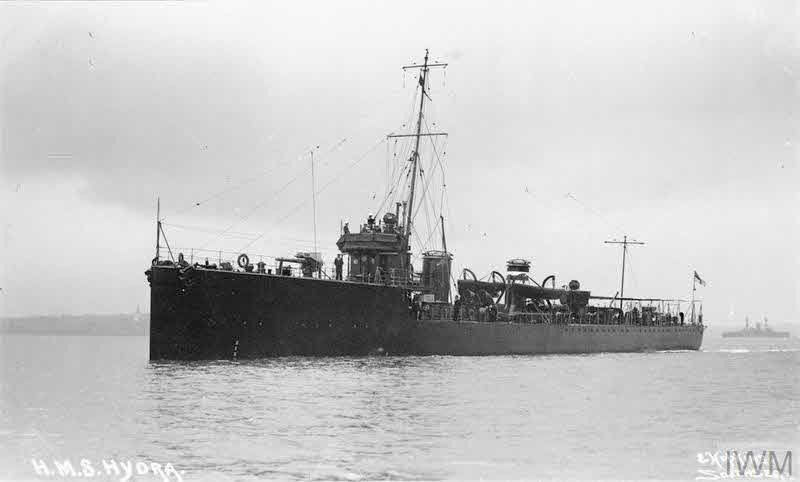 HMS Hydra from the left