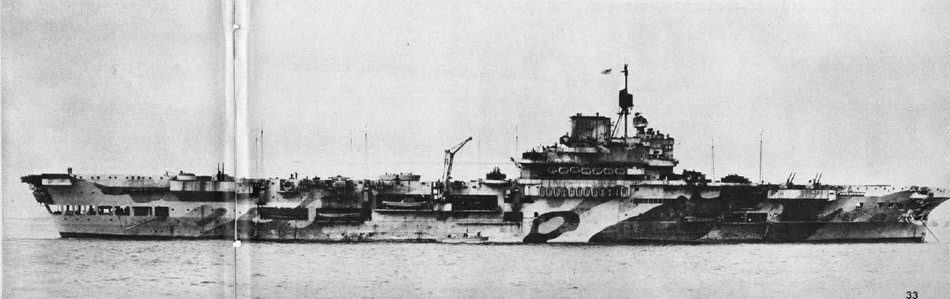 HMS Indomitable from the right 