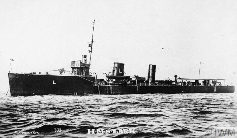 HMS Lark from the left 