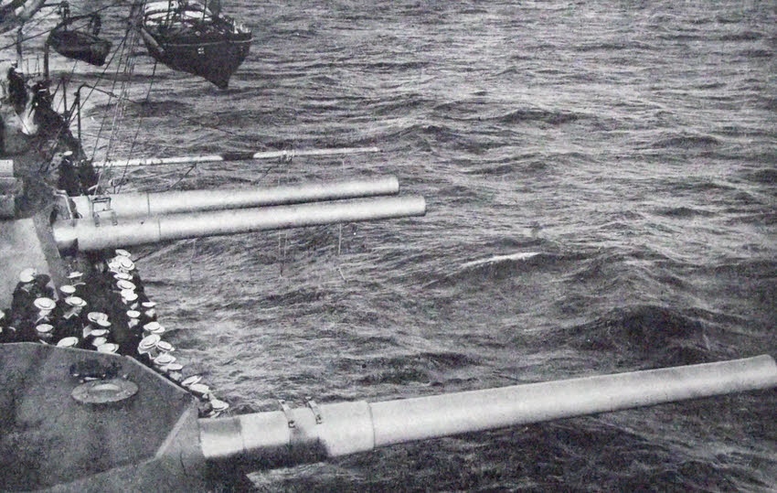 9.2in guns of HMS Lord Nelson 