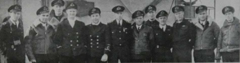 Fighter pilots of 896 Squadron, HMS Pursuer 