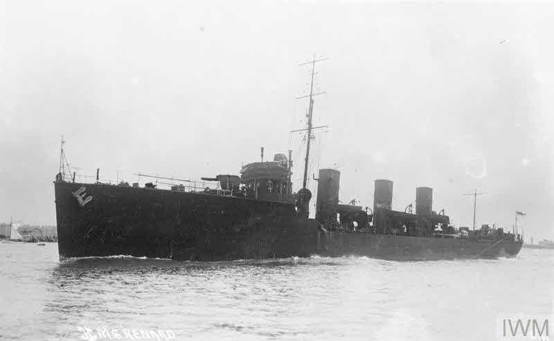 HMS Renard from the left 