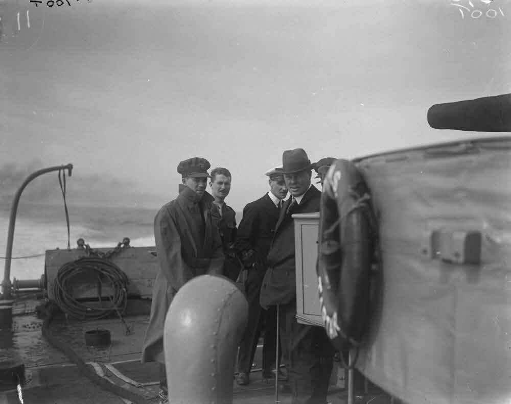 Sam Hughes on HMS Tartar 