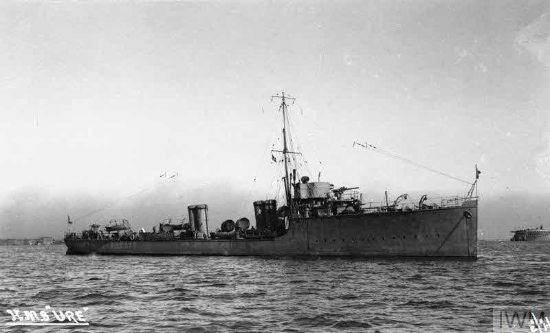 HMS Ure in the Solent 