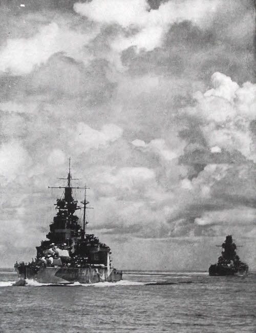 HMS Valiant off Sabang 1945 