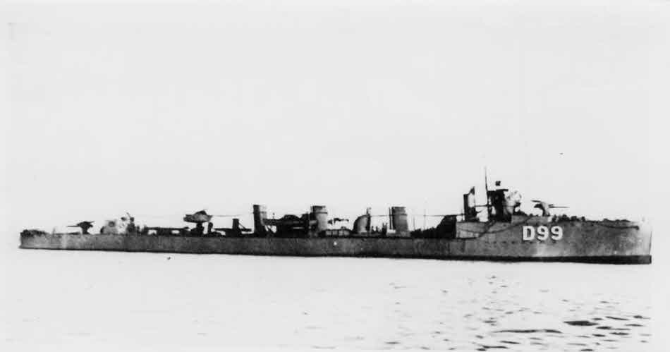 HMS Zubian from the right 