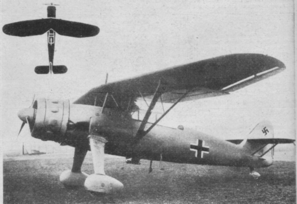 Side view of Henschel Hs 126 