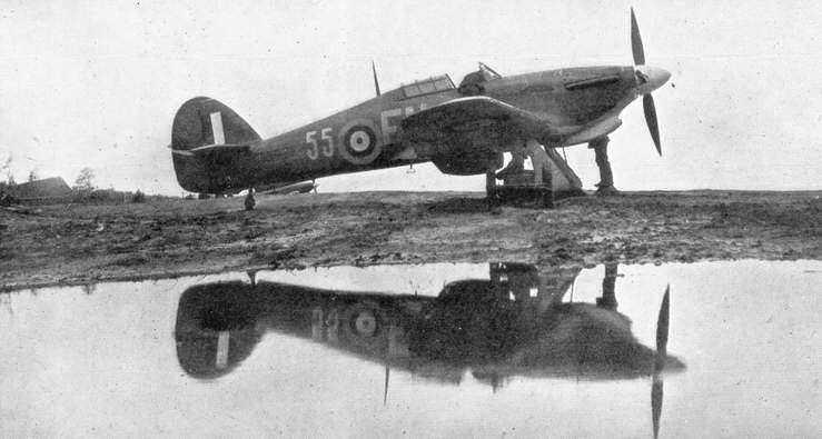 Hawker Hurricane IIB of No.81 Squadron in Russia, 1941