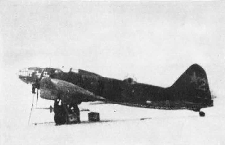 Ilyushin Il-4 from the left 