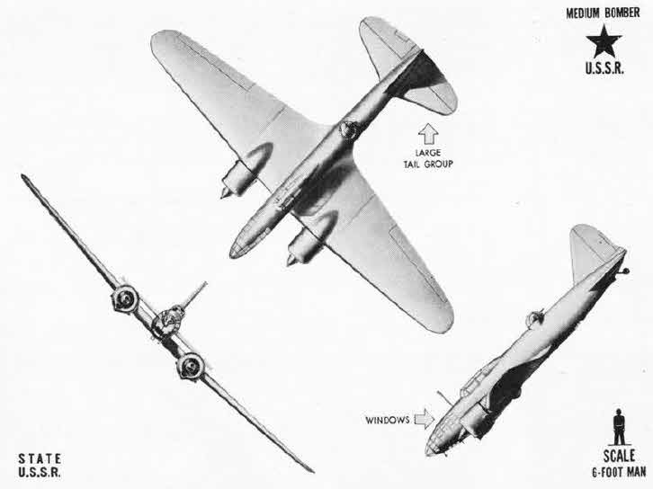 Plans of Ilyushin Il-4 (1) 