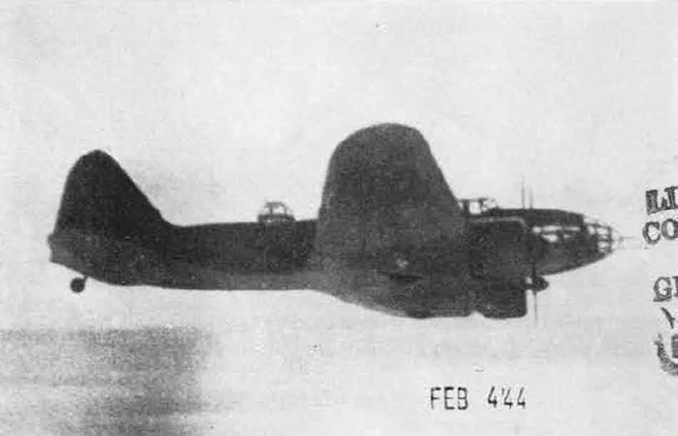 Ilyushin Il-4 from the right 