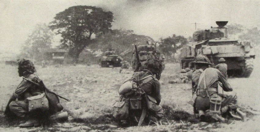Indian Sherman Tanks, Burma 