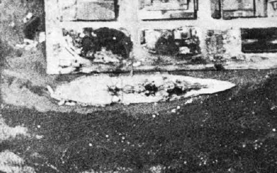 Ise Class Battleship-Carrier from Above 