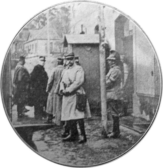 General Joffre with his staff, 1915 