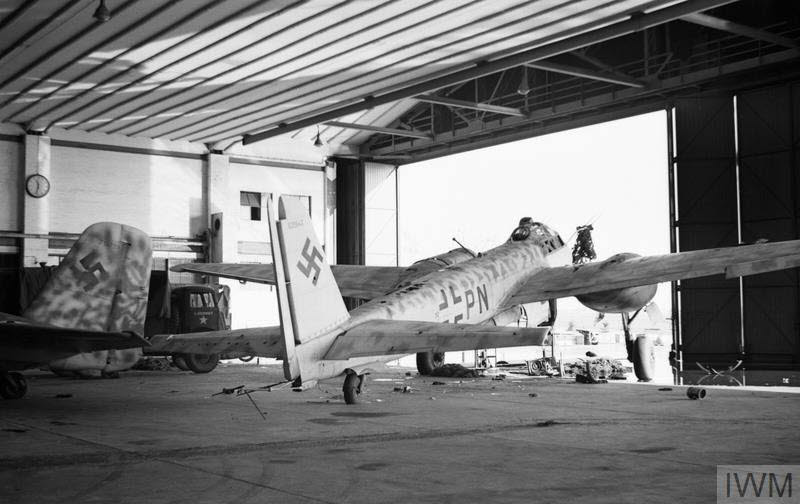 Rear view of Junkers Ju 88G at Wunstorf