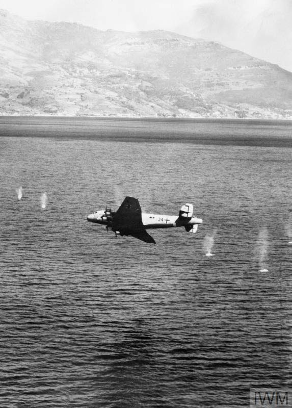 Junkers Ju 90 under attack off Corsica