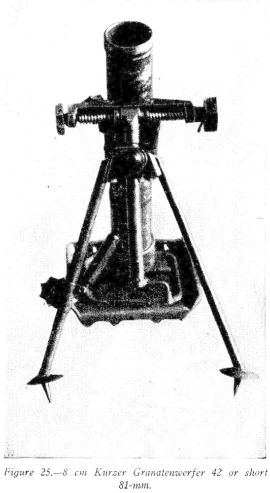 kurzer 8cm Granatenwerfer 42 from the front