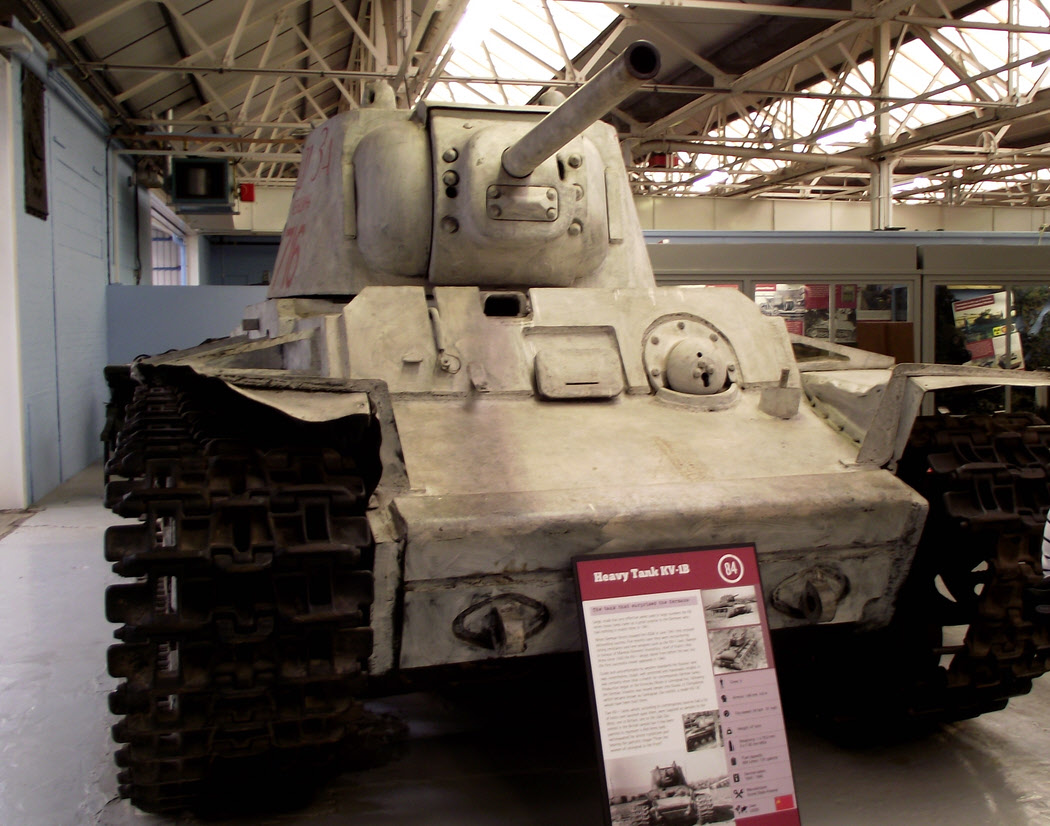 KV-1 Heavy Tank from the front 
