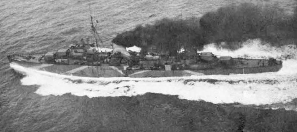 Leander Class Cruiser from Above 