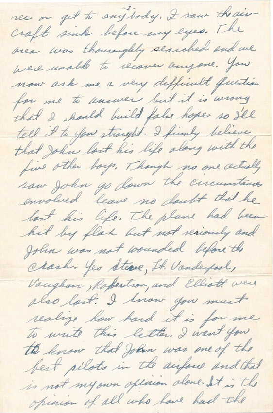 Letter from Tony Mininni (2 of 5)