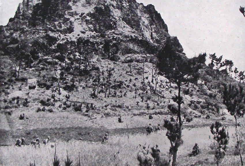 Limestone Hill on Okinawa 