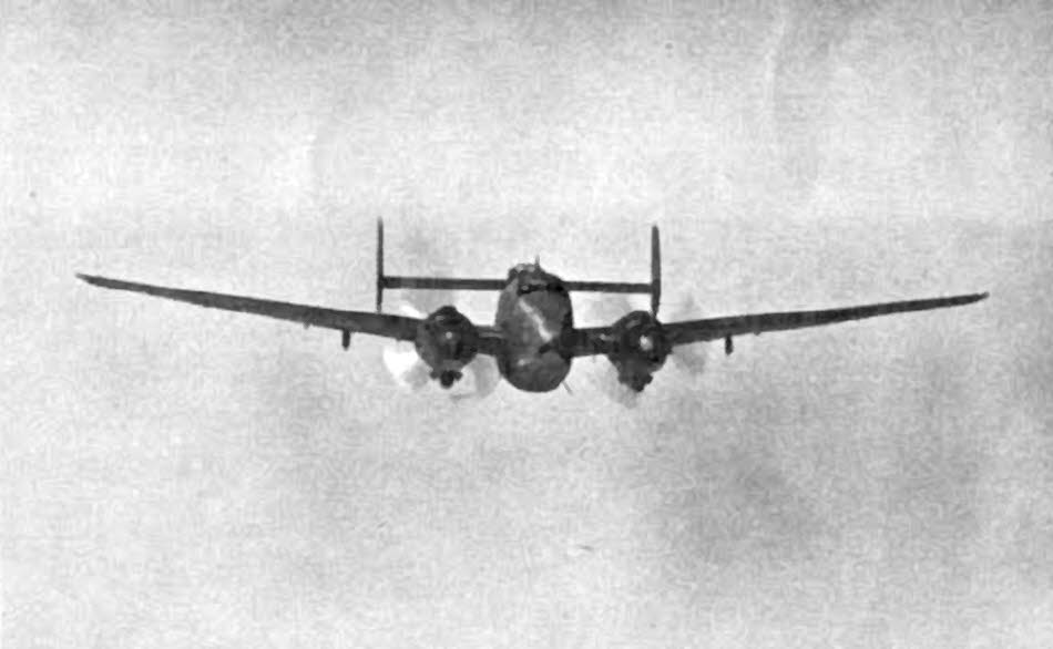 Front view of Lockheed PV-2 Harpoon 