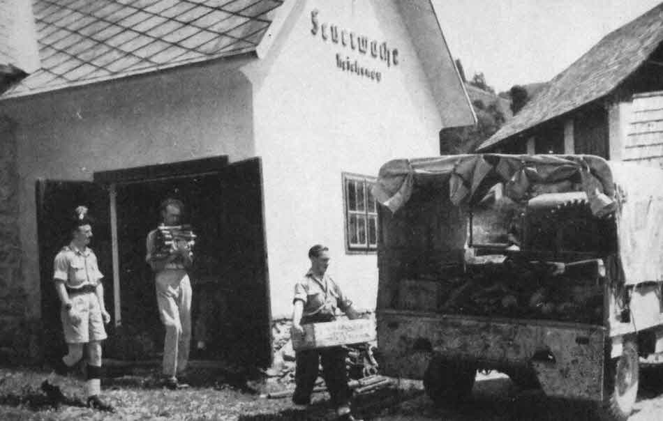 London Irish Rifles in Ebene Reichenau 