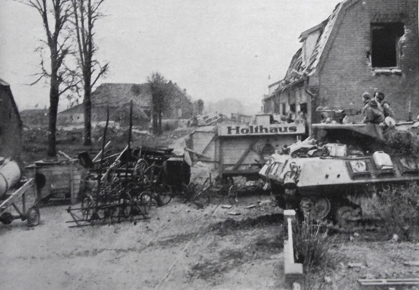 British M10 Gun Motor Carriage at Goch (Cleves) 
