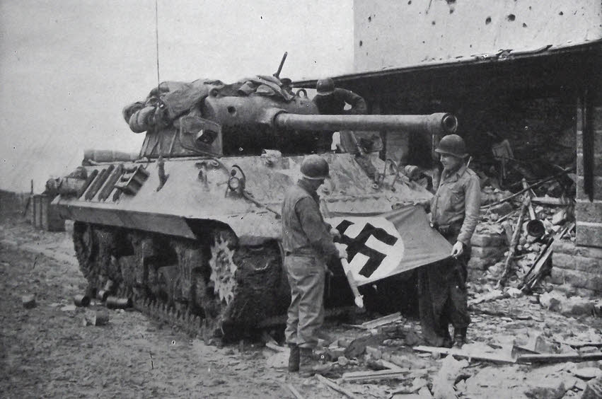 M36 Gun Motor Carriage in Bitburg, February 1945 