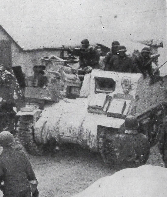 M7 105mm Howitzer Gun Carriage 'Priest' at Oudler, 1944 