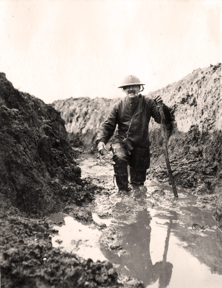Major Beauchamp Magrath, 8th East Lancashire Regiment, Fonquevillers, winter 1915 