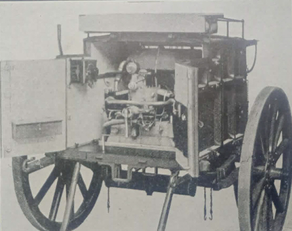 Power Cart of Marconi 1.5kw Field Set radio 