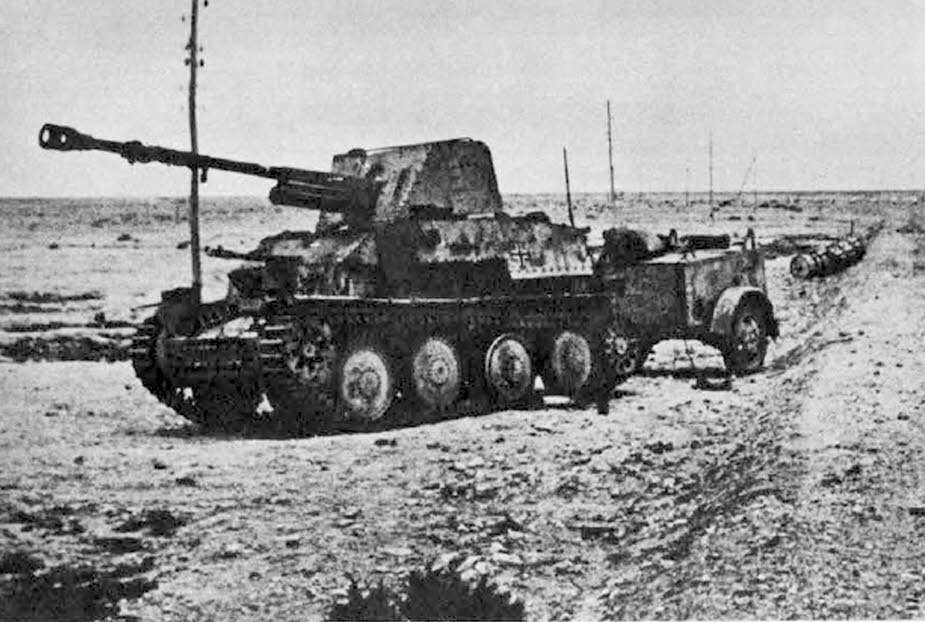 Marder III captured at Tripoli 