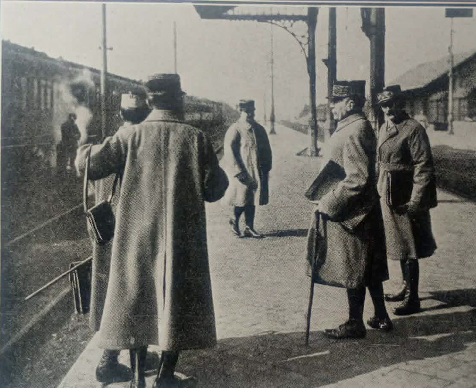 Marshal Foch, Spa Station, April 1919 